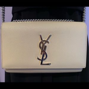 YSL Crossbody (Kate Medium 2017) Powder (Beige)